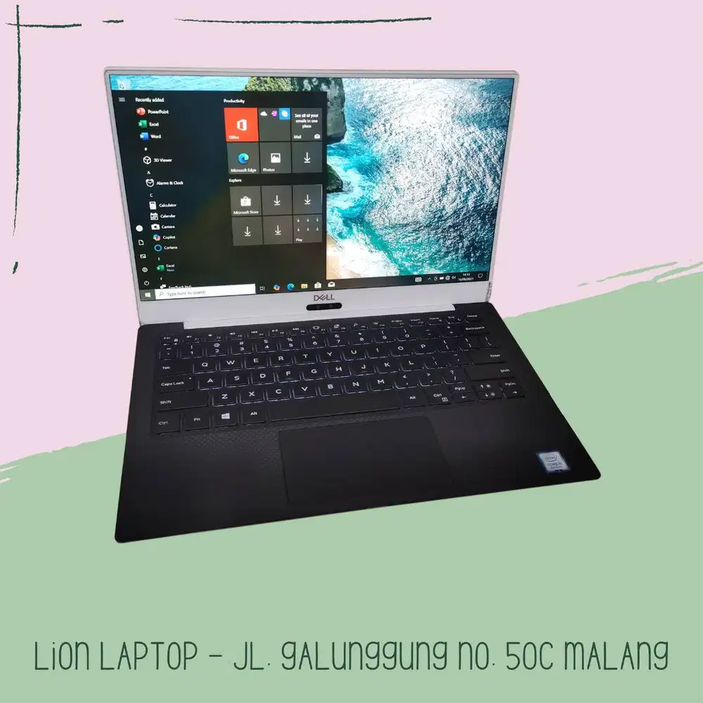 Slim & Ringan Core i5 RAM 8 SSD 256 DELL XPS 13 9370 [30|06]