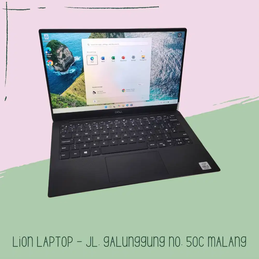 Slim & Ringan Core i5 gen 10 RAM 8 SSD 256 DELL XPS 13 7390 [30|06]