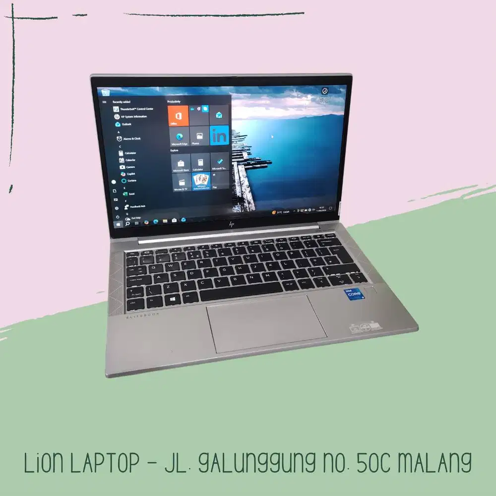 Alumunium Body Core i5 Gen 11 8/256 Slim HP Elitebook 830 G8 [30|06]