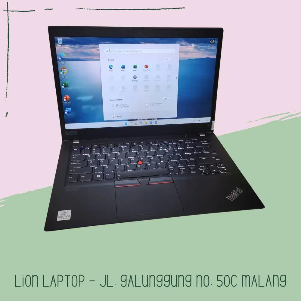 RAM 16GB Slim Core i5 Gen 10 SSD 256GB Lenovo Thinkpad T14s [30|06]