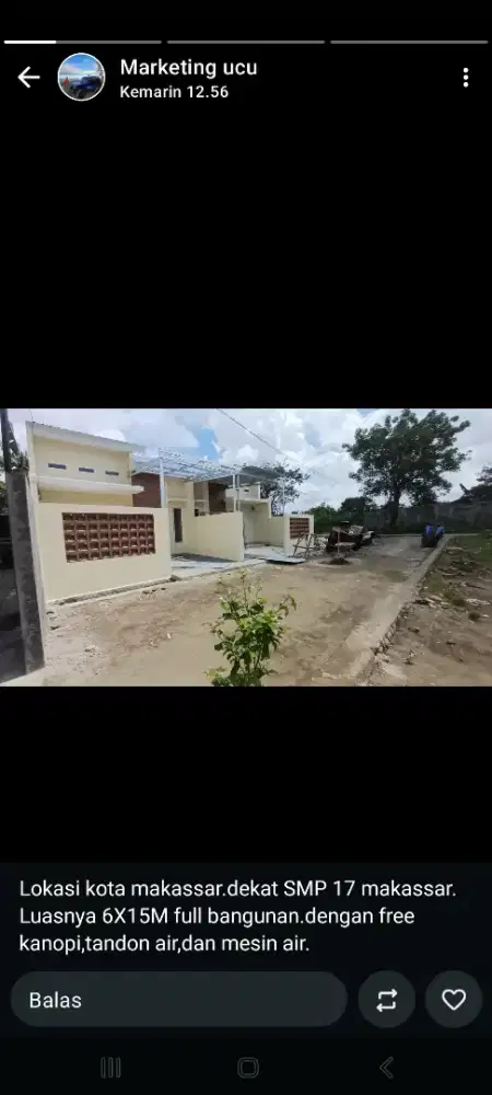 Rumah baru jl.tamangapa raya 5 parinring