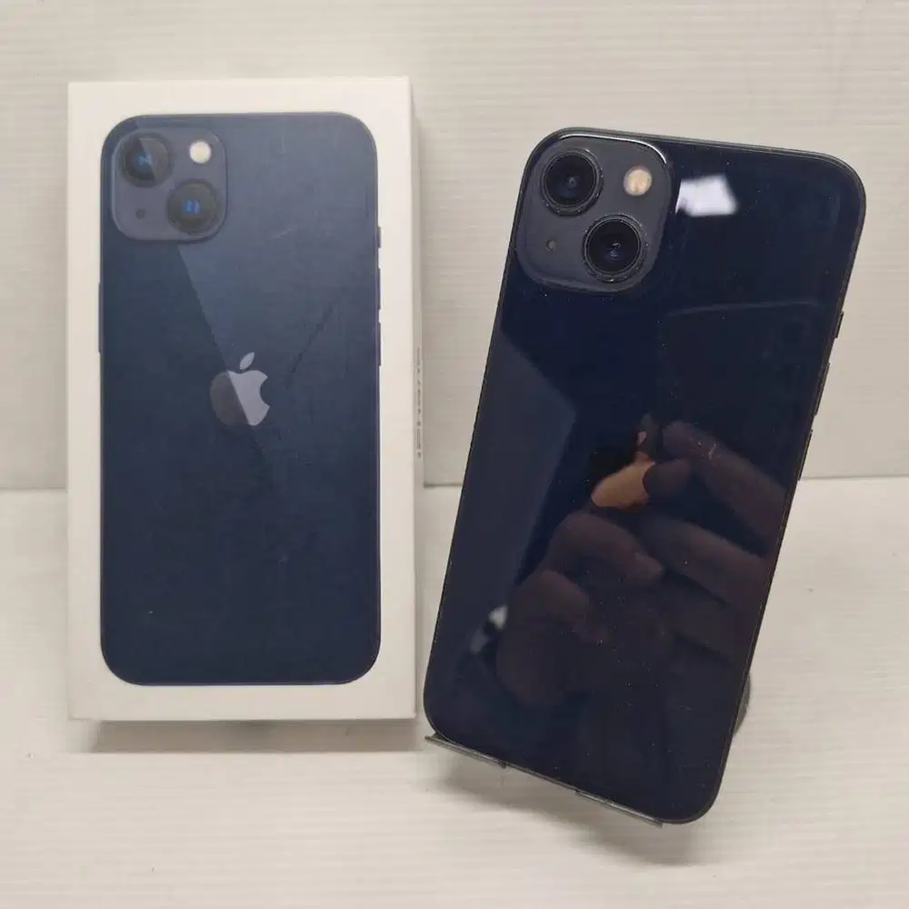 RESMI IBOX! IPHONE 13 128GB MIDNIGHT NO MINUS FULLSET ORIGINAL PA/A