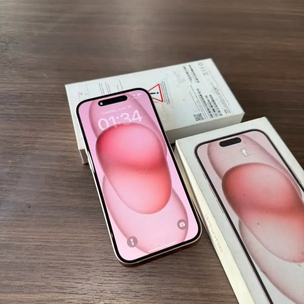 IPhone 15 128GB [ Pink ] Garansi Resmi iBox
