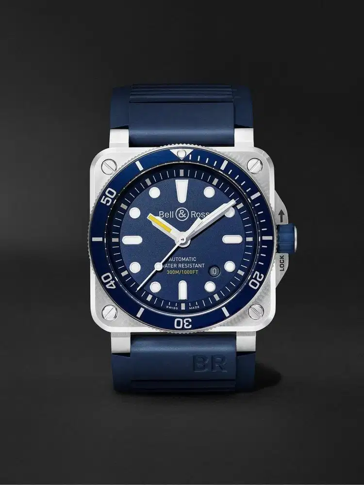 Bell & Ross BR03-92 Caliber.302 DIVER Blue Dial Stainless Steel