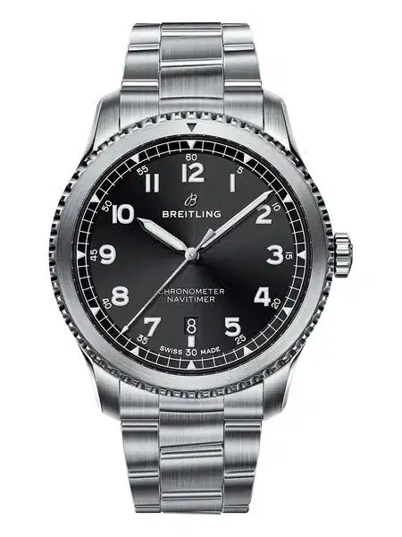 Breitling Navitimer 8 Date, Black Dial with Bracelet 41m