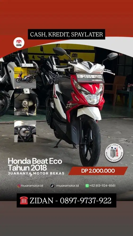 HONDA BEAT ECO 2018 MULUS !!!