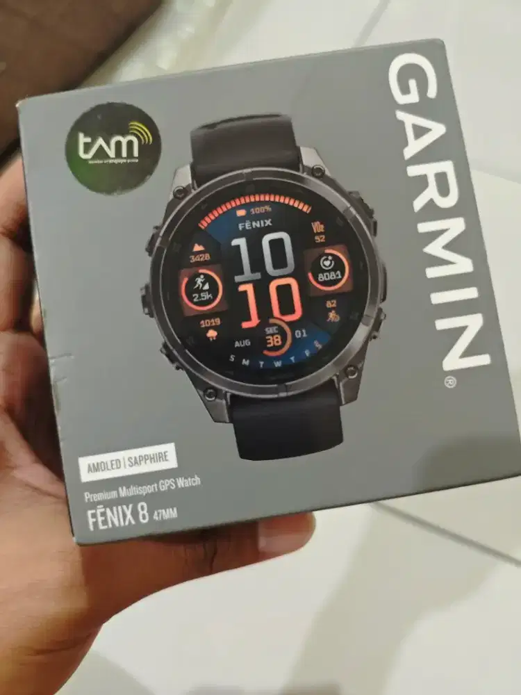 Jam Garmin Fenix 8 47mm Amoled Shappire Garansi Aktif