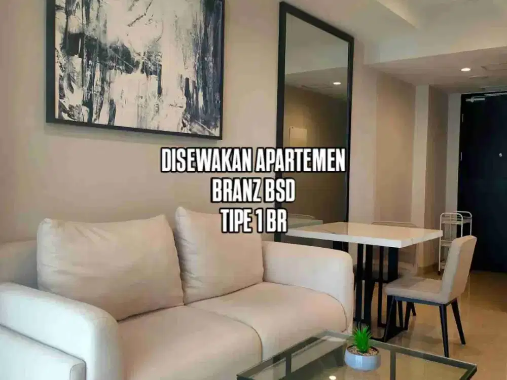 DISEWA APARTEMEN MEWAH DI BRANZ BSD