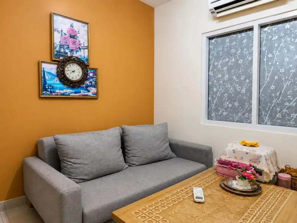 Disewakan Green Pramuka City Tower Strategis Akses Mal - 2 Bed Room - Full Furnished