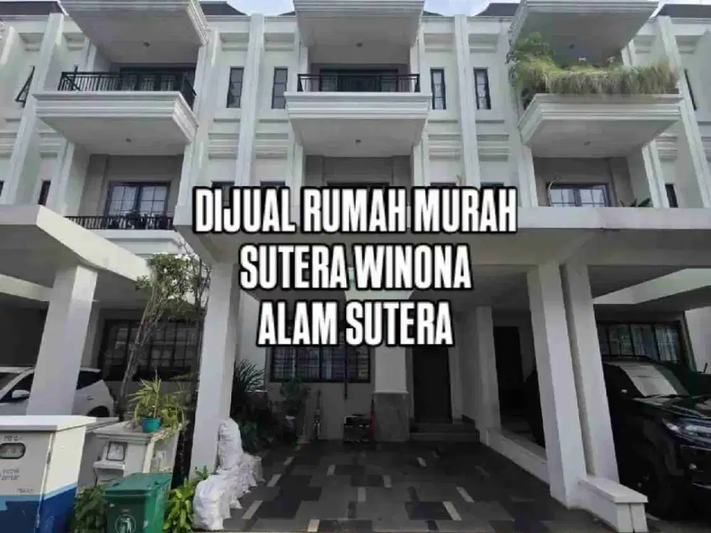 DIJUAL RUMAH MURAH DI SUTERA WINONA ALAM SUTERA