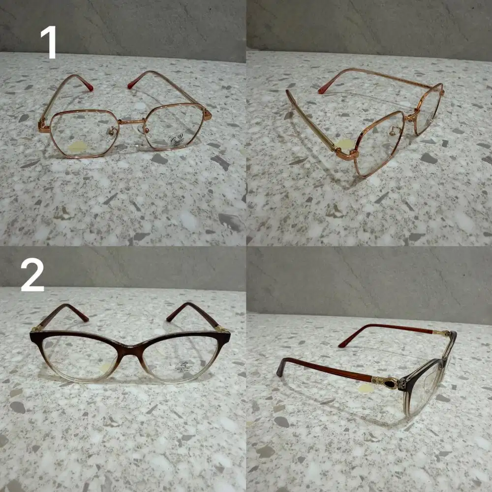 Kacamata Bening clear Fashion korea import