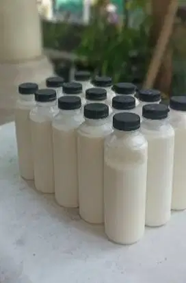 susu kambing etawa murni 100% kemasan 1 liter 4 botol @250ml manteb ok