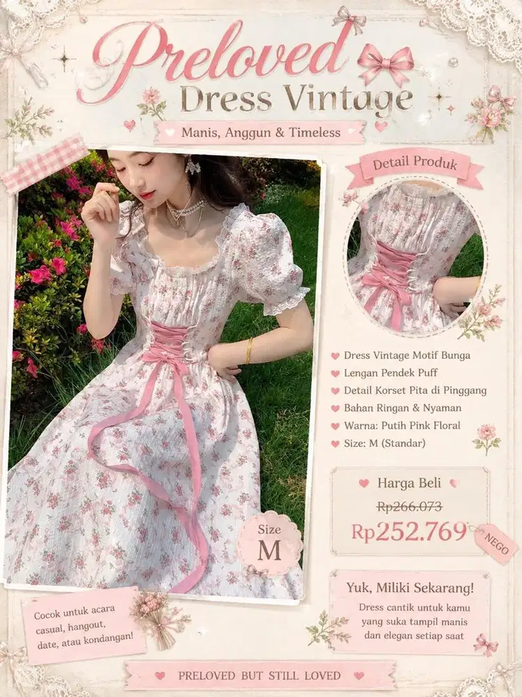 Preloved Dress Vintage