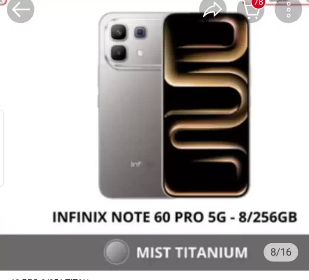 INFINIX NOTE 60 PRO 5G 8/256