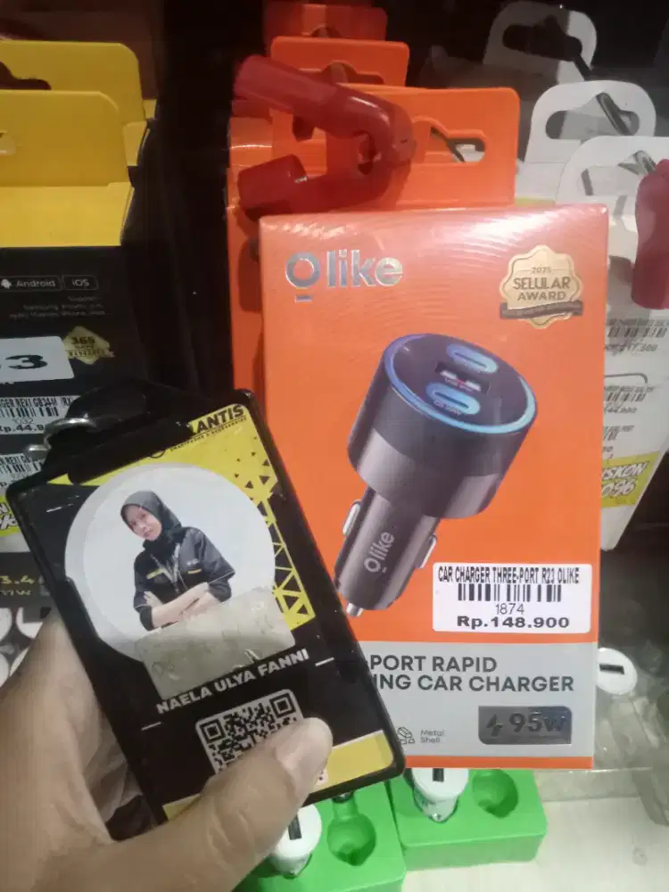 CAR CHARGER THREE-PORT R23 OLIKE| ATLANTIS DAHSYAT