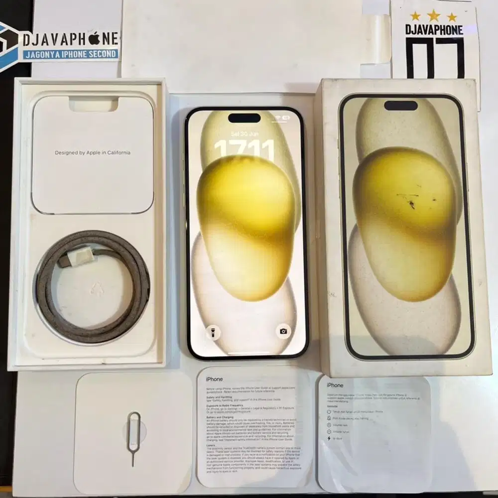 iPhone 15 Plus Yellow 128GB Ex iBox Resmi