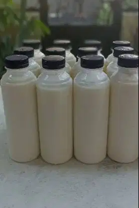 susu kambing etawa murni 100% kemasan 1 liter 4 botol @250ml fresh top