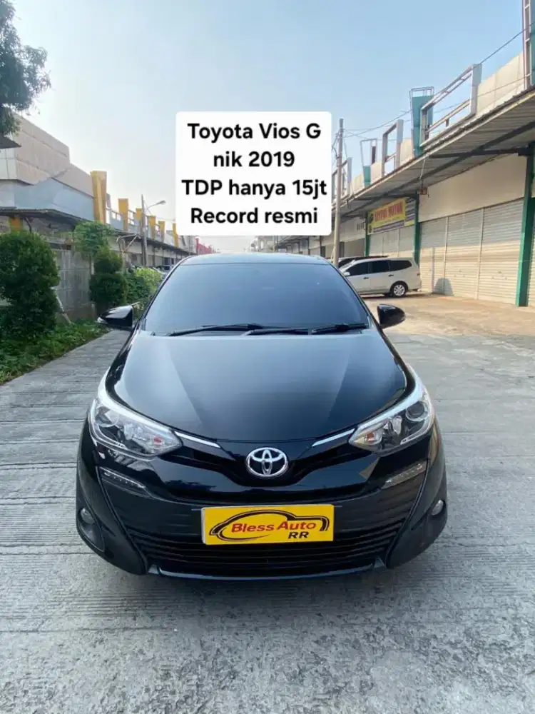 Toyota Vios 2019 G tdp15jt 2020 hitam/ 2018 istimewa