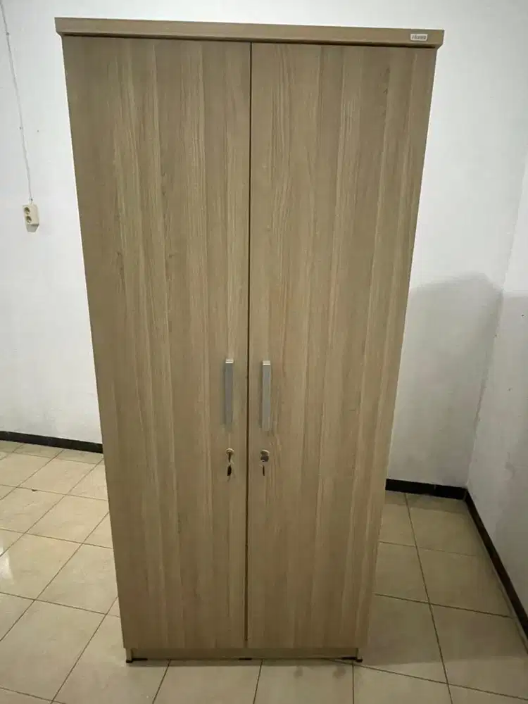 Lemari Pakaian Informa Rana Wardrobe Swing 2 Doors Maple