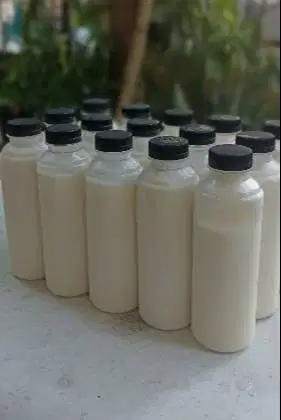 susu kambing etawa murni 100% kemasan 1 liter 4 botol @250ml fresh top