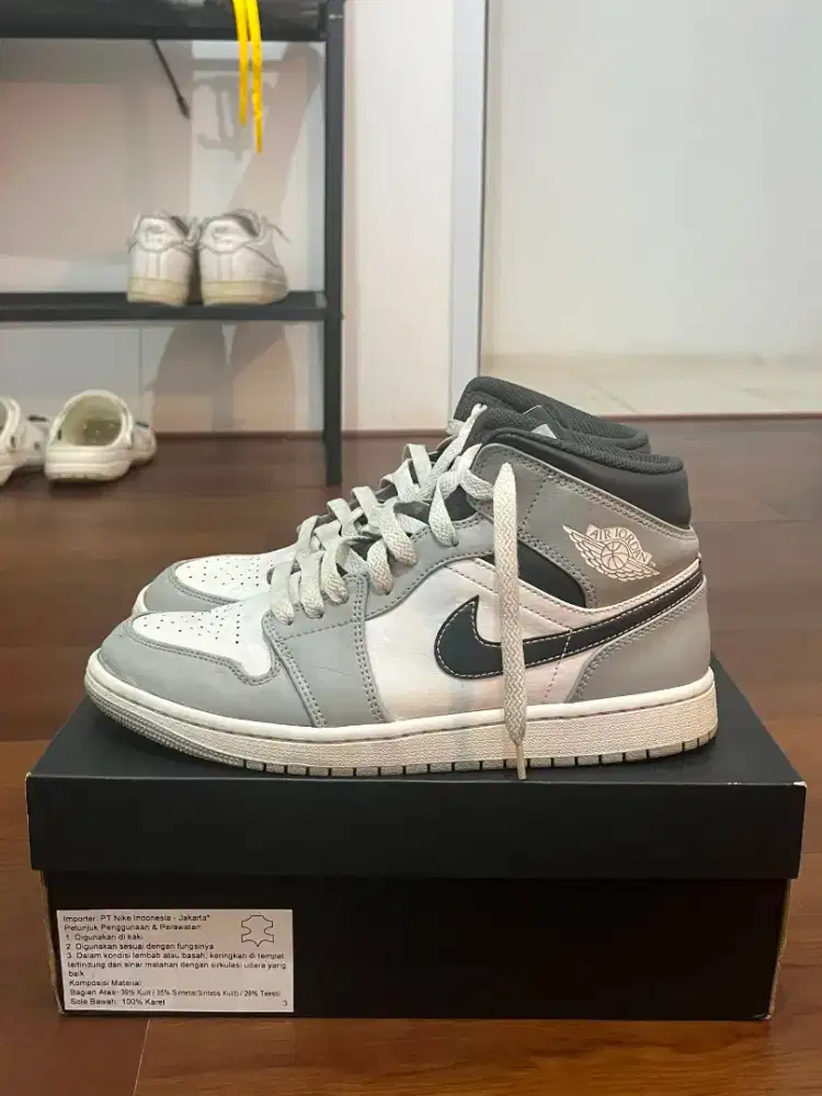 Nike Air Jordan 1 Mid Grey Anthracite – Original Kick Avenue