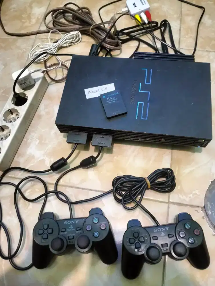 PS2 Fat matrix seri 30xxx hardisk dalem 160GB