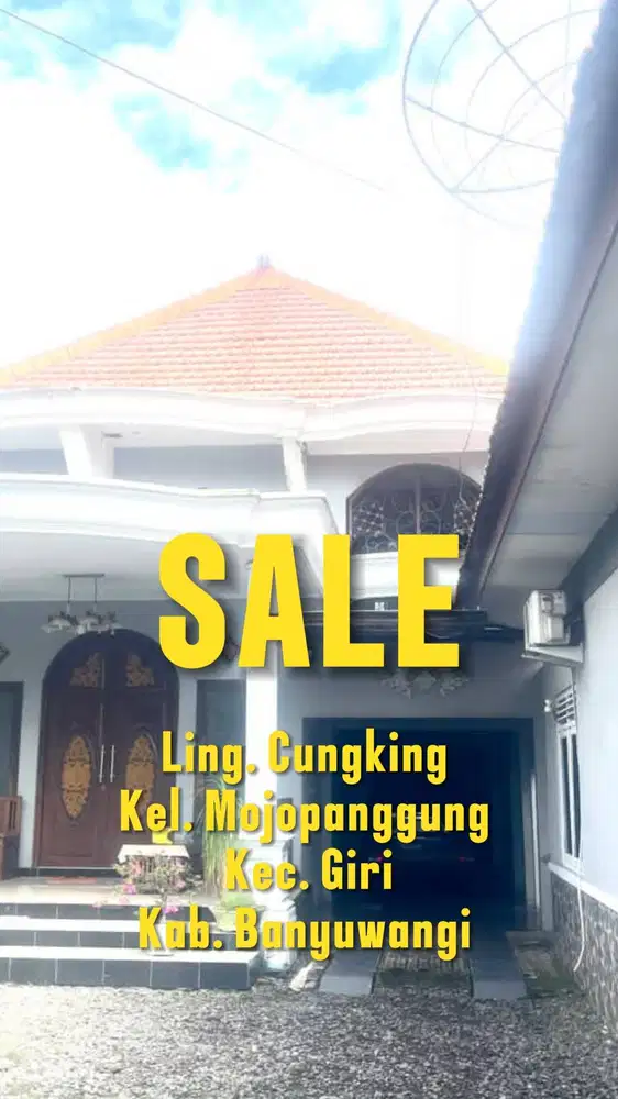 DI JUAL 2 Rumah di satu area lahan.