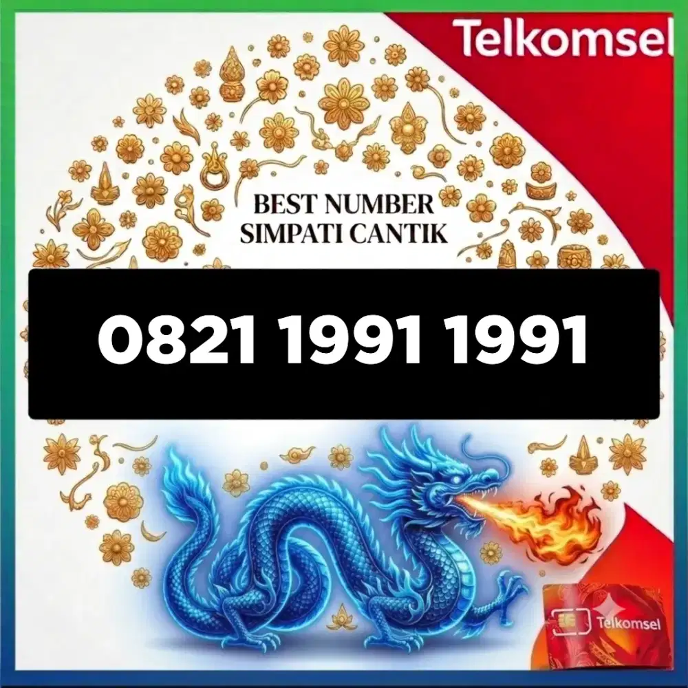 Nomor Cantik simpati Telkomsel seri double Tahun