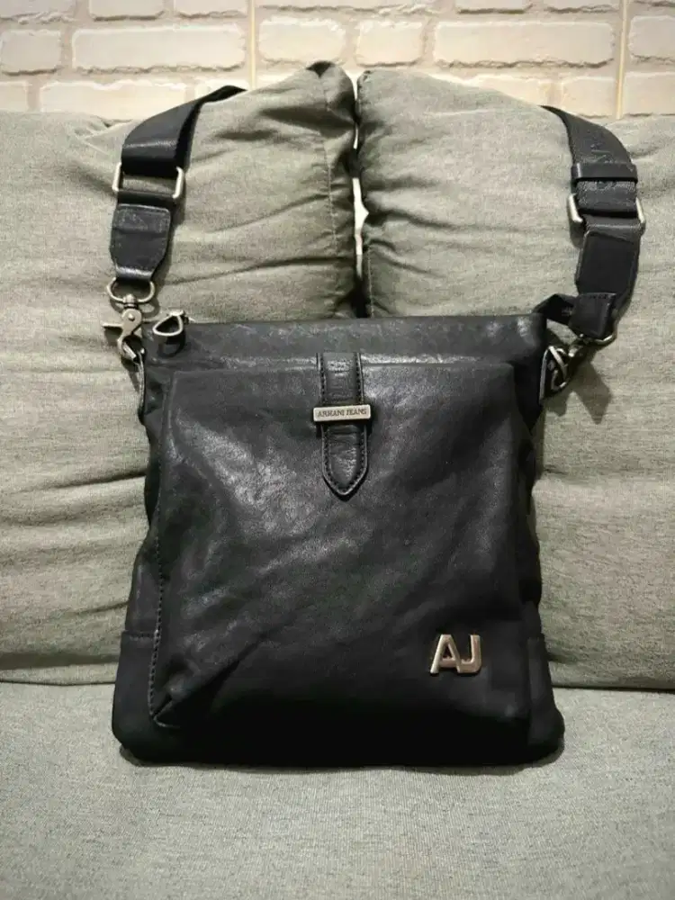 Armani Jeans Sling Bag Genuine Leather
