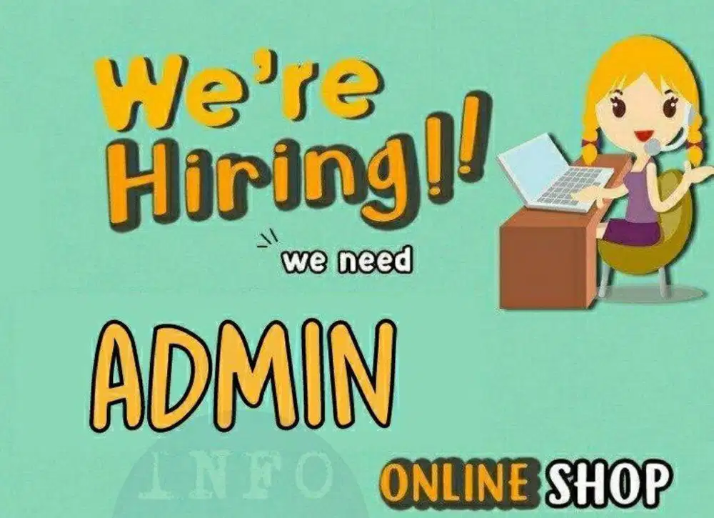 Lowongan Kerja Admin Online Shop