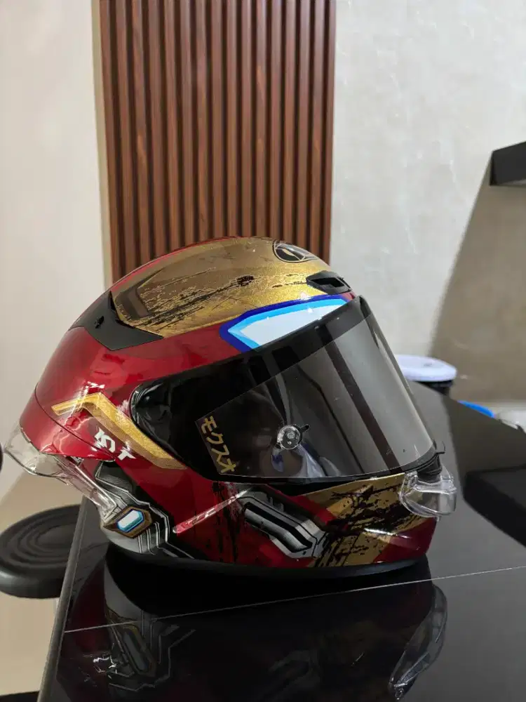 Helm Fullface KYT TT Course limited Iron Man Size M