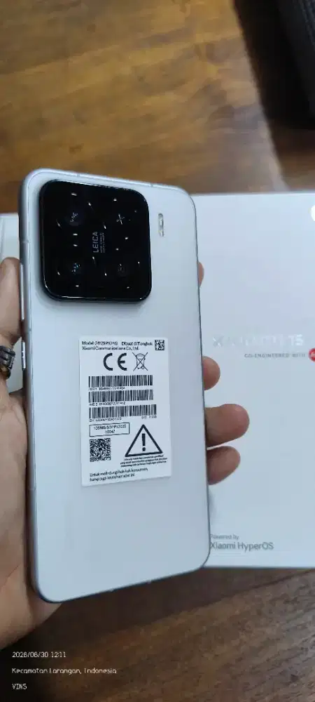 Xiaomi 15 12/512 fullset grs setahun