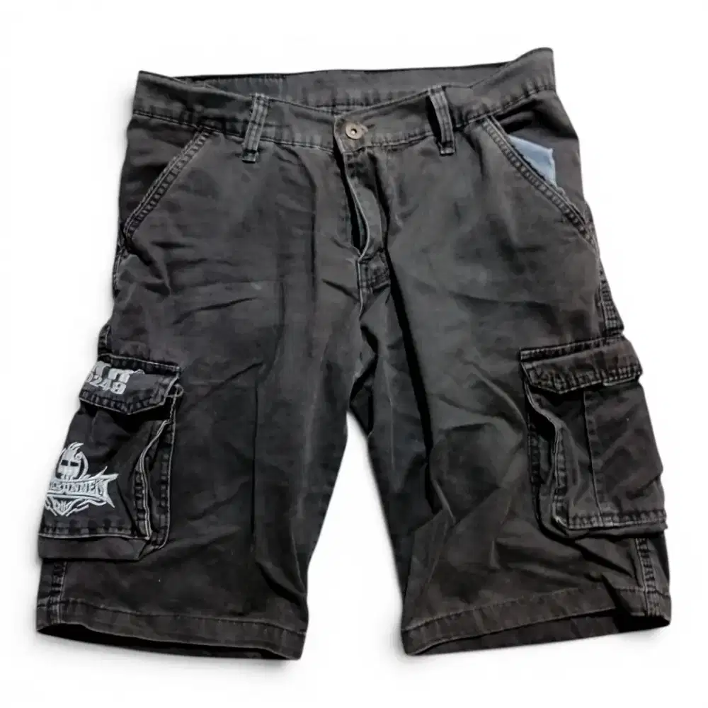 Celana Pendek Cargo Denim