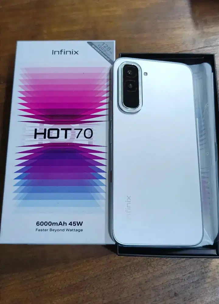 Infinix HOT 70 128GB fullset grs setahun