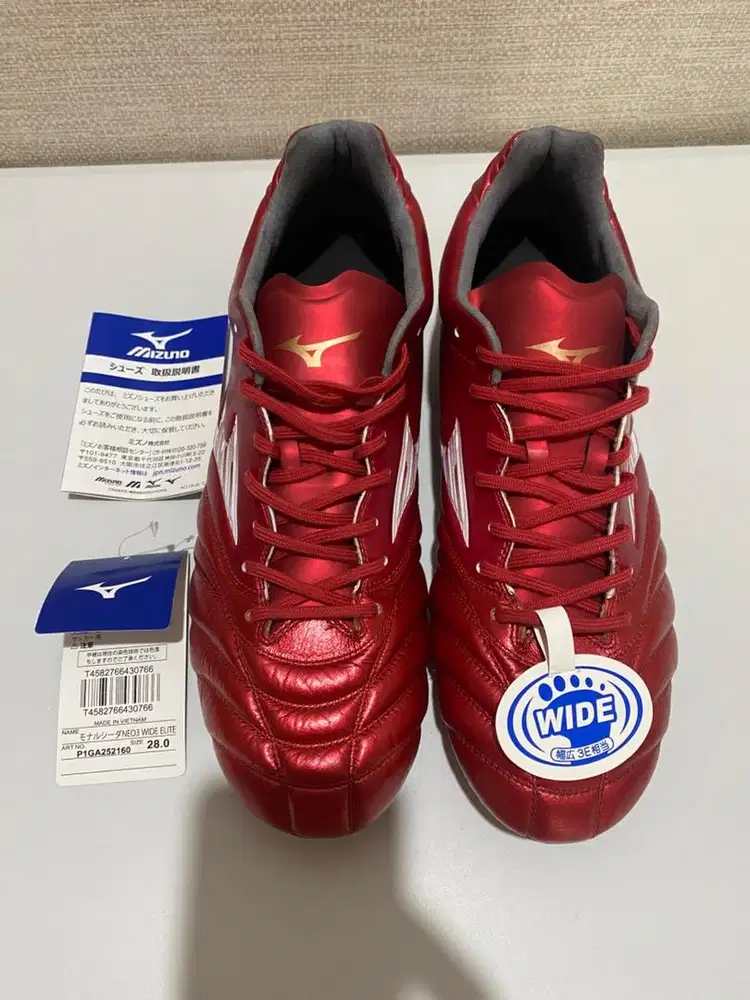 MIZUNO MONARCIDA NEO III WIDE ELITE AG/HG 40TH ANNIVERSARY - RUBY RED