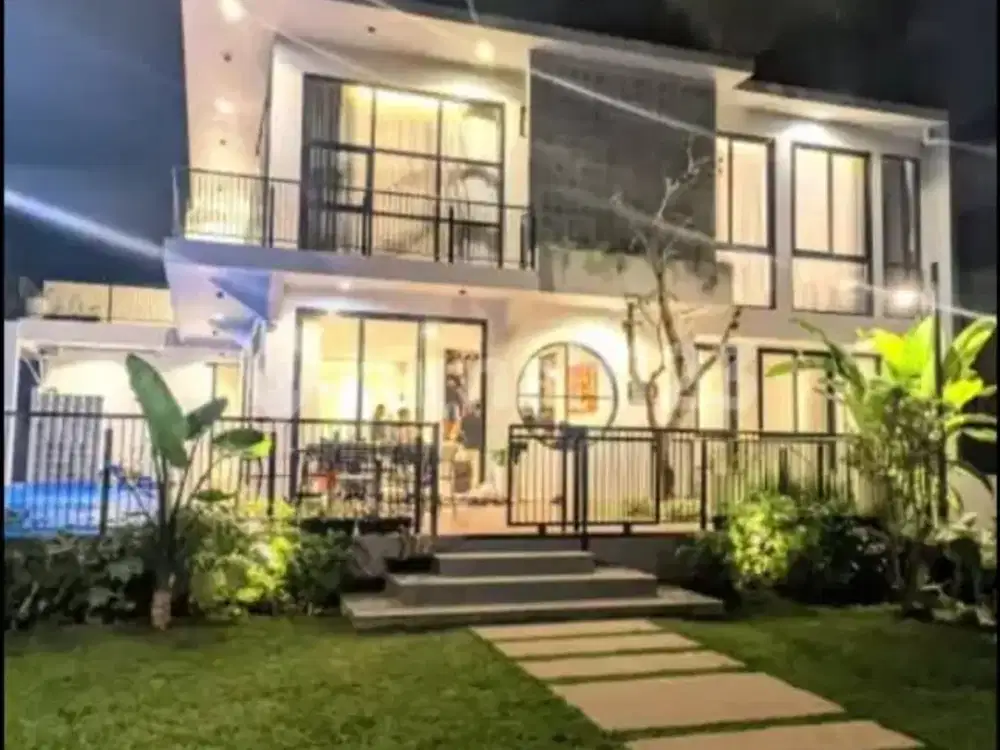 Rumah Villa Trinity Kampung Daun Furnis Menarik Lembang Bandung