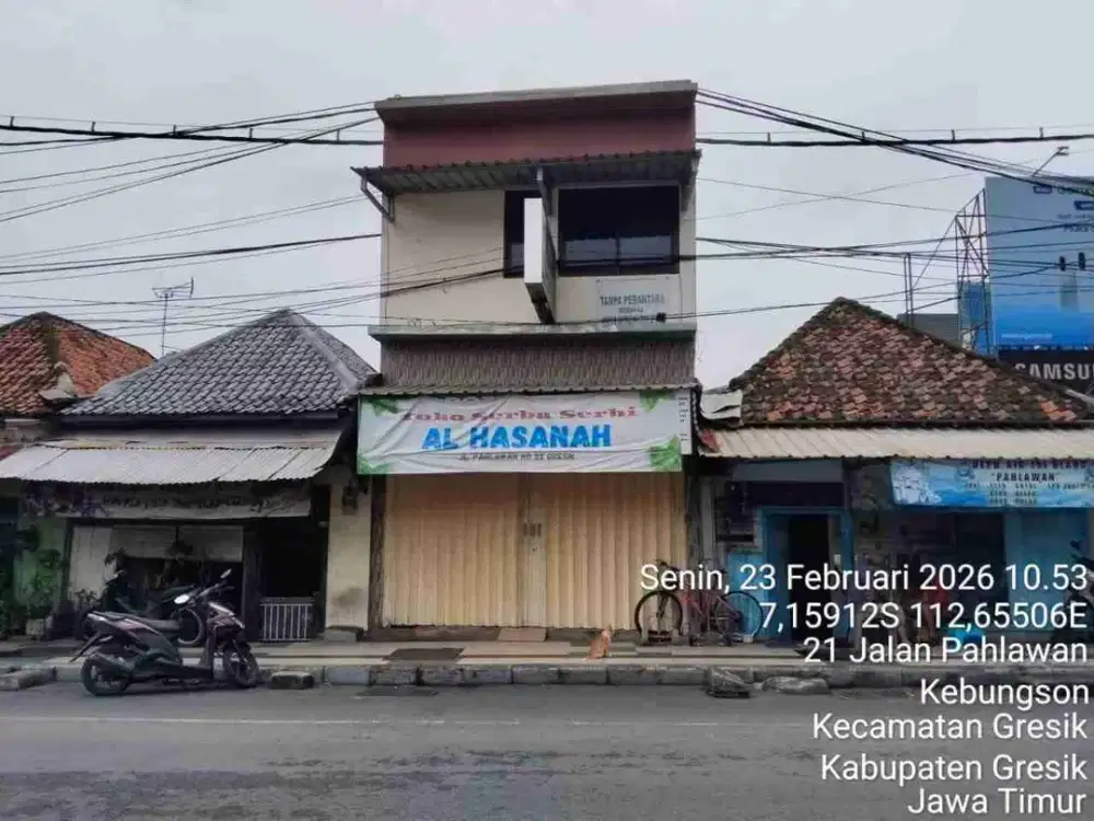 DI JUAL RUMAH

JLN  : PAHLAWAN NO 23
KEL. : GAPUROSUKOLILO
KEC. : GRESIK 
KAB  : GRESIK