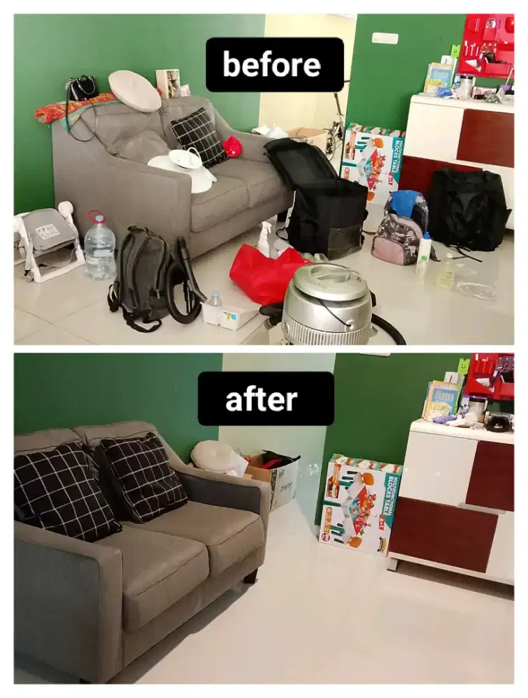 Jasa bersih bersih. Cuci sofa