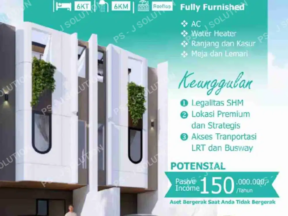 RUMAH KOST BARU FURNISHED NEARBY UNJ