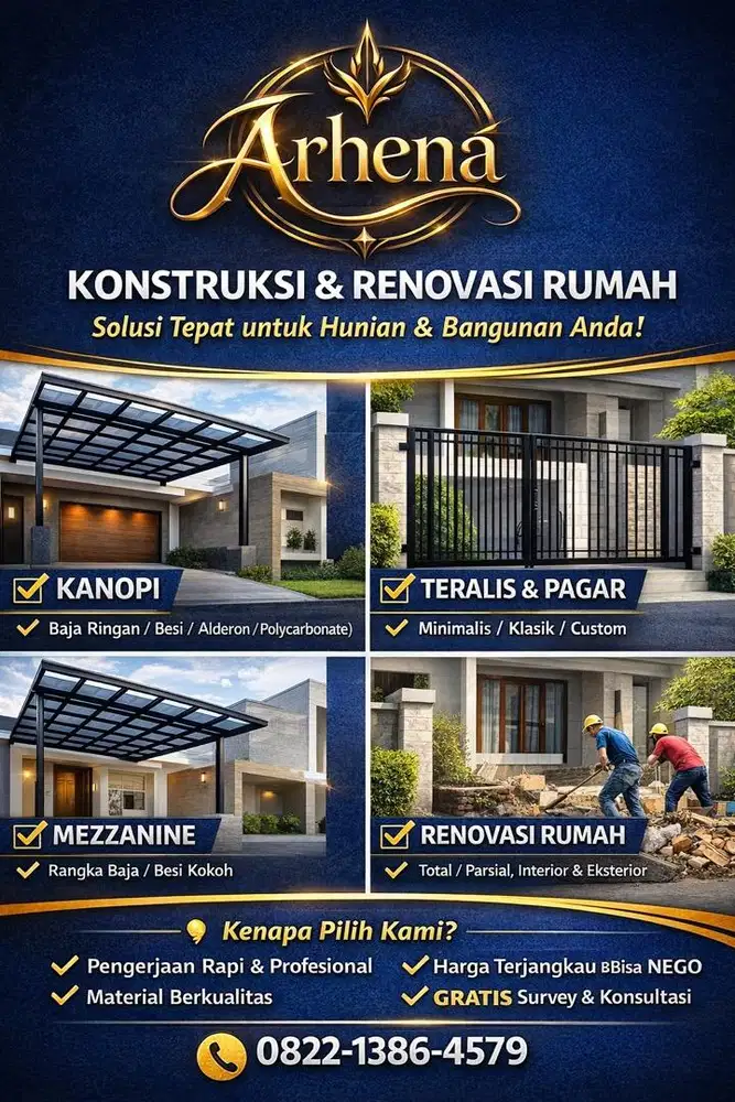 Jasa bangun rumah dan renovasi rumah