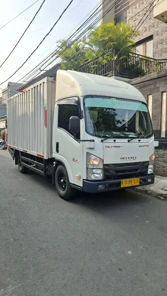 ISUZU ELF GIGA NLR LX 110PS Engkel long box besi orsinil.2021