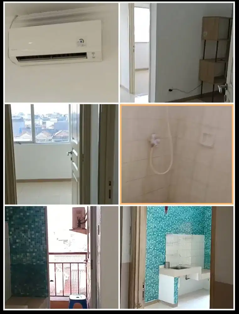 Termurah ada AC 1PK dingin apt City Resort seberang Green sedayu 23,5j