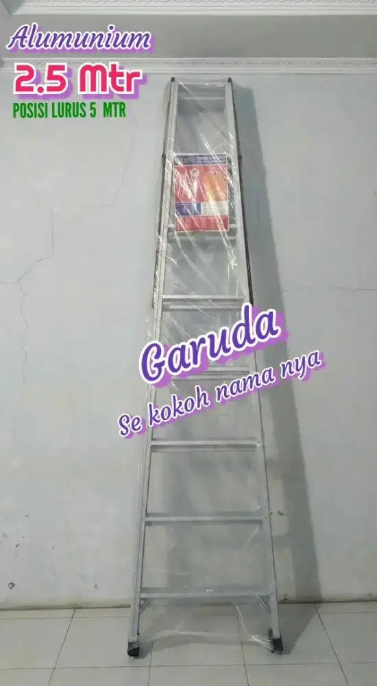 Tangga lipat almunium 2.5 mtr