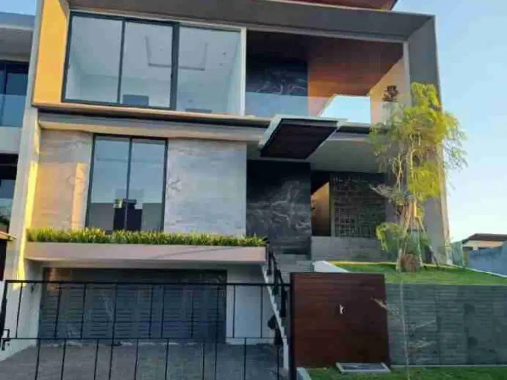 New House Mewah Konsep Villa Di Bukit Golf Mediterania Somerset Di Area Golf Citraland 3 Lantai