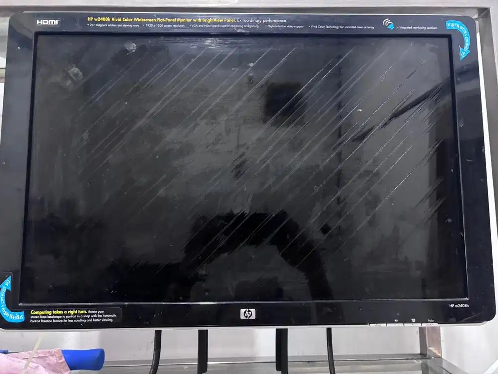 Monitor PC 24 inch merk HP
