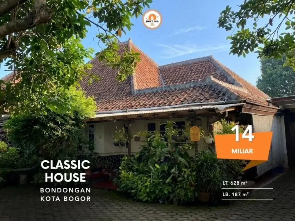 Rumah Komersial Langka di Jl. Pahlawan, Bondongan Bogor Kota | LT 20 × 31 Meter | Dekat Stasiun Bogor, Botani Square & Tol Bogor | Rp14 Miliar | Seger
