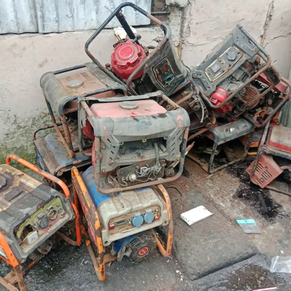 Saya nampung genset rusak satuan atau borongan