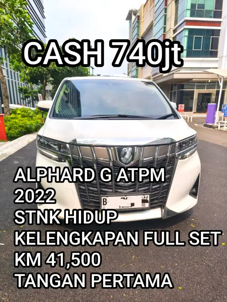 TOYOTA ALPHARD G TSS ATPM 2022