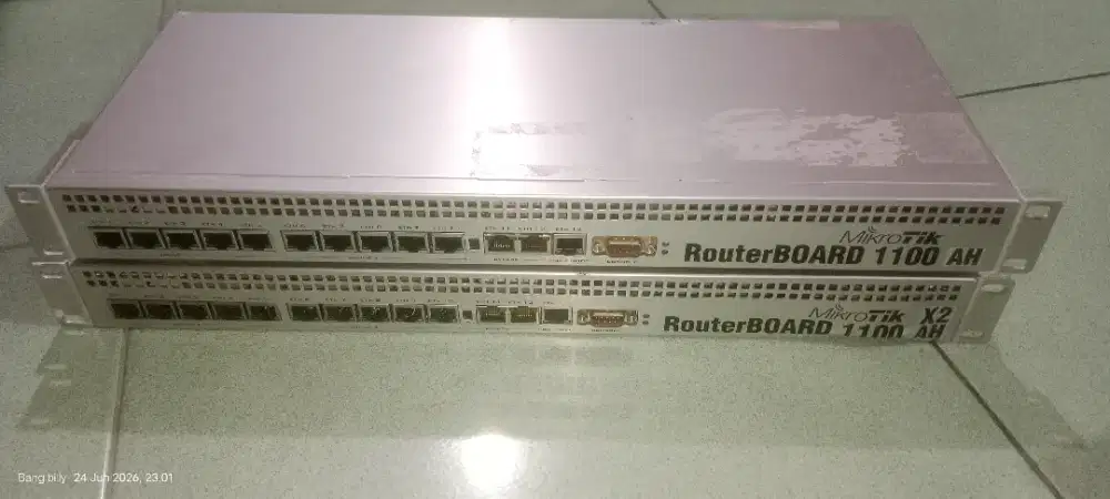 MikroTik rb1100AH & rb1100AHx2 + TP-Link  + 2x Allied Telesis