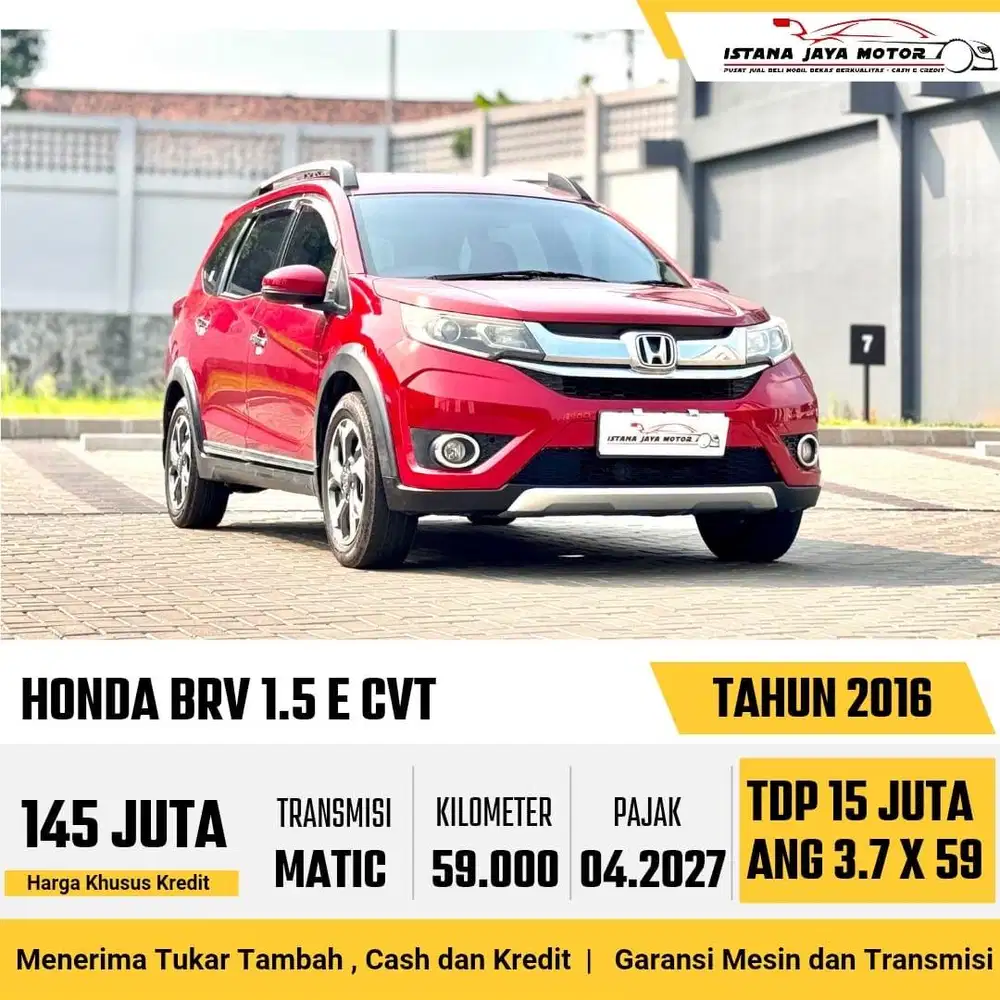 LOW KM !! Honda BR-V E 1.5 Automatic 2016